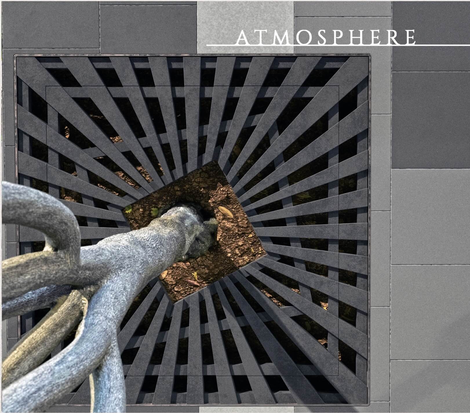 Приствольная решетка для дерева ZKING ATMOSPHERE 1.2х1.2м Черная в Новочебоксарске фото