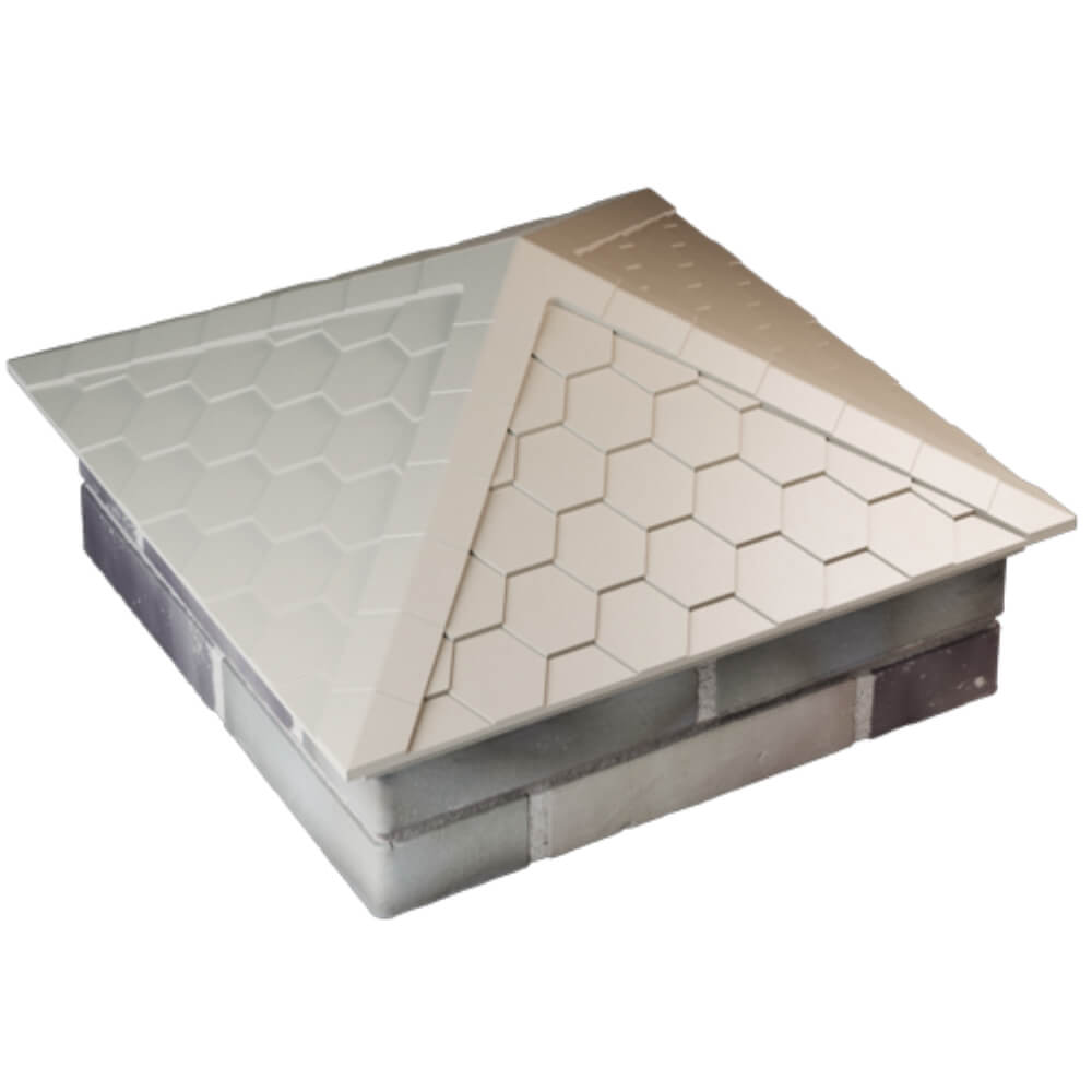 Колпак Zking Эверест Бежевый на столб 2х2 кирпича (535х535мм) Новочебоксарск фото