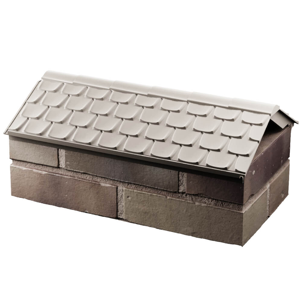 Парапет Zking Эльбрус Бежевый с посадкой на 1 кирпич (255мм) в Новочебоксарске фото