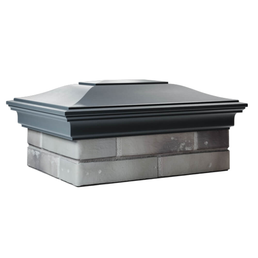 Колпак Zking Монблан Серый на столб 2х1.5 кирпича (515х385мм) в Новочебоксарске фото