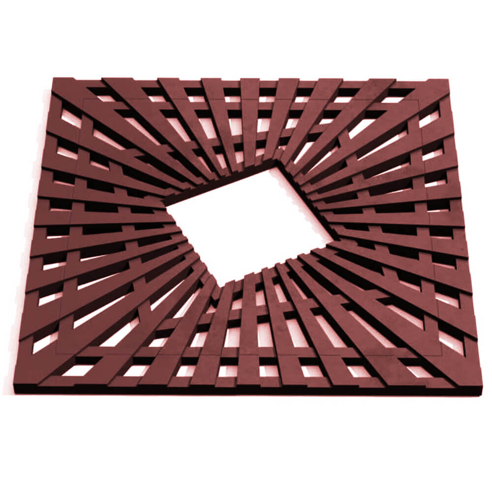 Приствольная решетка для дерева ZKING ATMOSPHERE 1.2х1.2м Коричневая Новочебоксарск фото