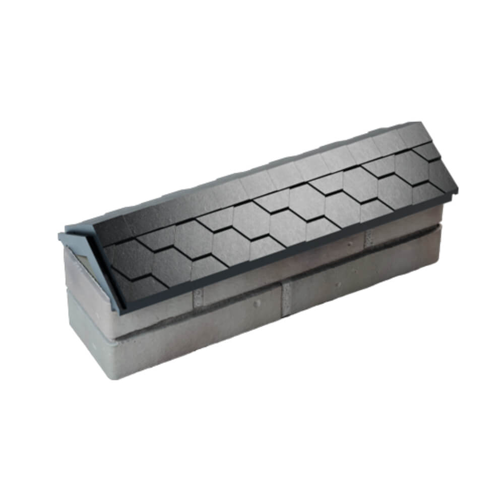 Парапет Zking Эверест Черный с посадкой на 0.5 кирпича (130мм) в Новочебоксарске фото