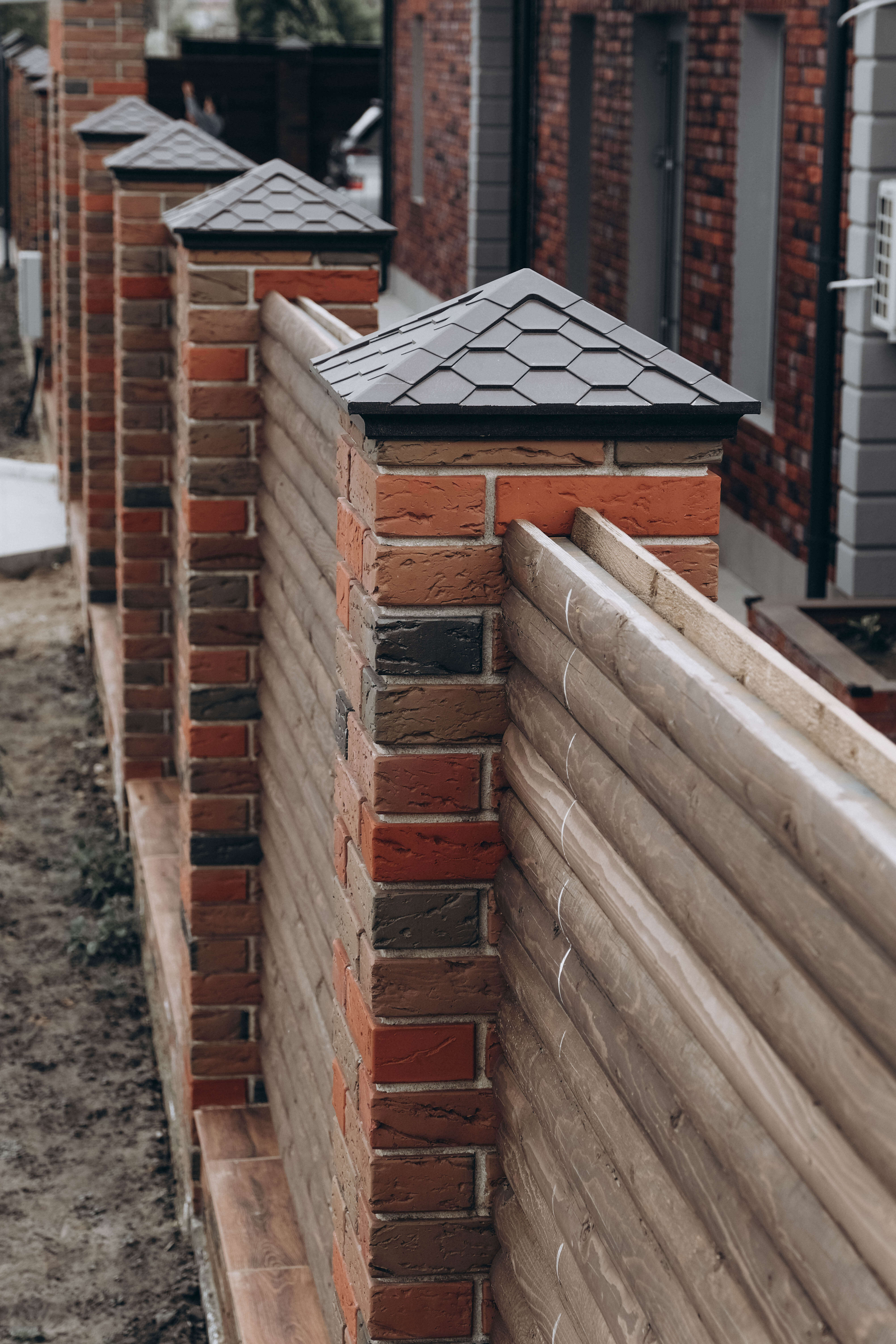 Колпак Zking Эверест Коричневый на столб 1.5х1.5 кирпича (390х390мм) в Новочебоксарске фото