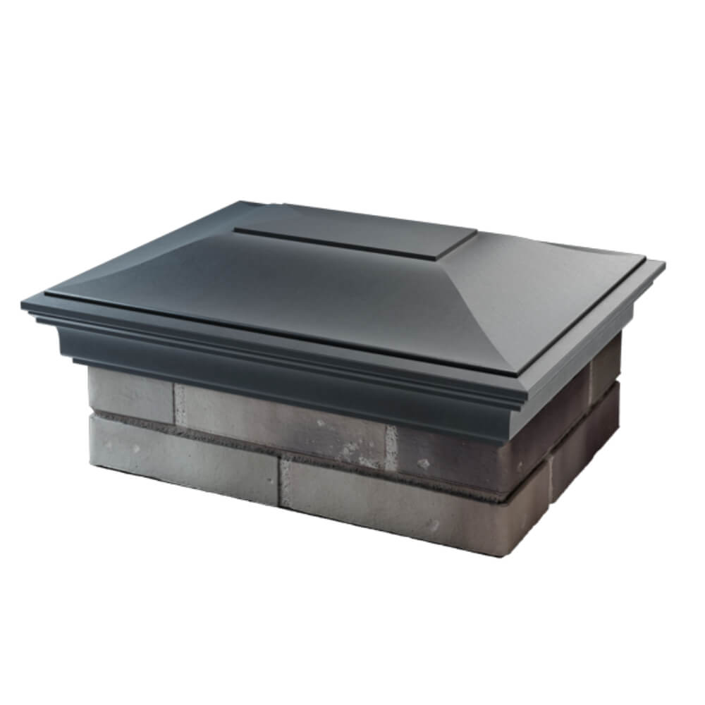 Колпак Zking Монблан Серый на столб 2х1.5 кирпича (515х385мм) в Новочебоксарске фото