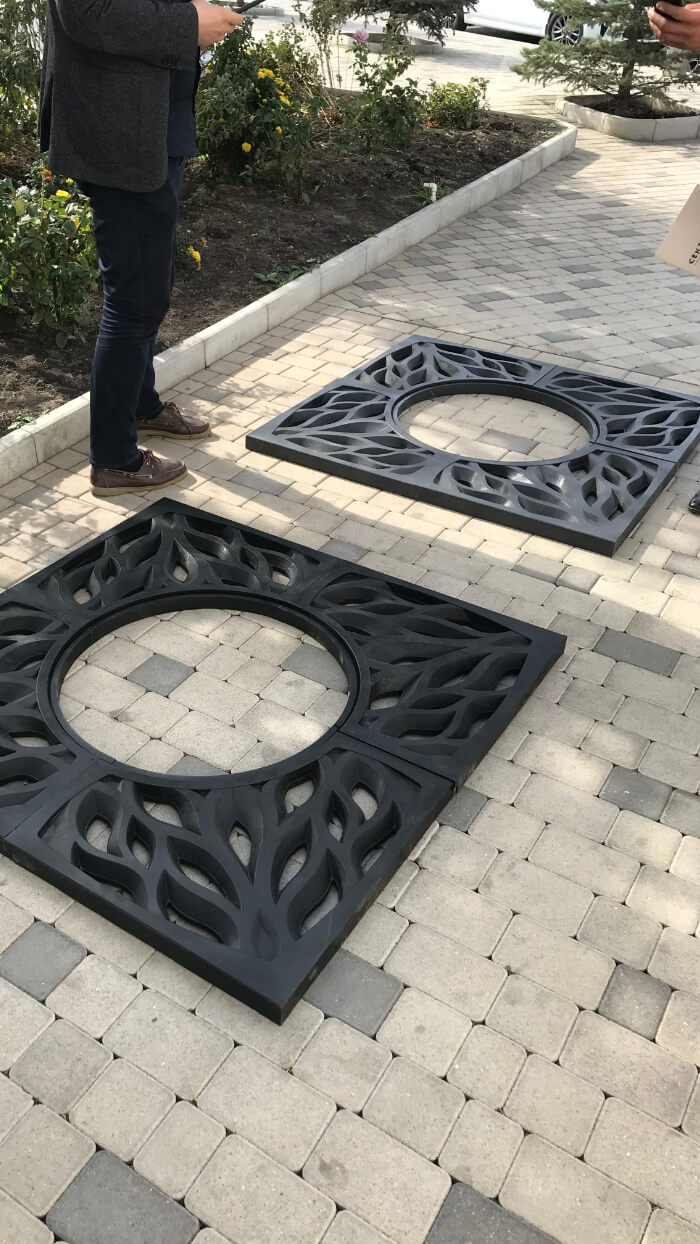 Приствольная решетка для дерева ZKING CRUST 1.2х1.2м Черная в Новочебоксарске фото