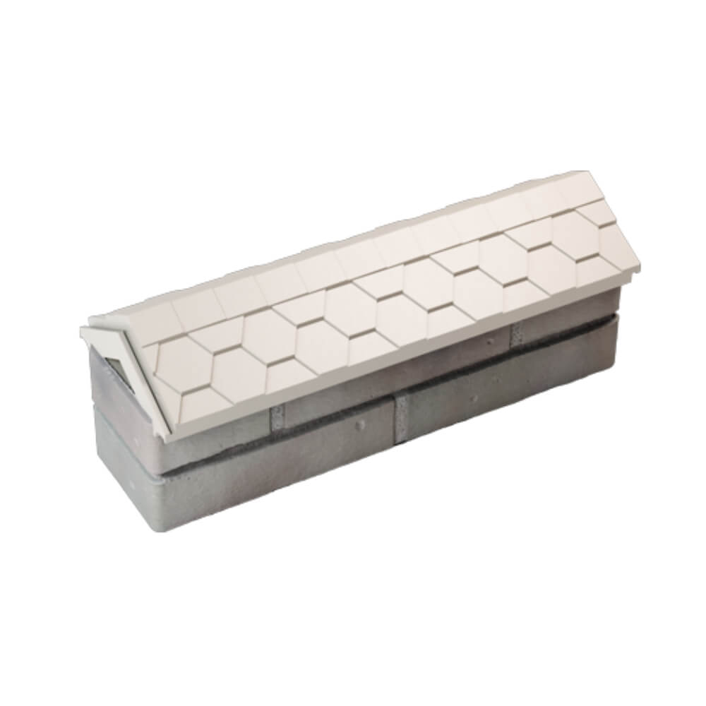 Парапет Zking Эверест Бежевый с посадкой на 0.5 кирпича (130мм) в Новочебоксарске фото