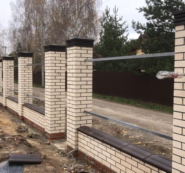 Колпак Zking Бона ХайТек Коричневый на столб 1.5х1.5 кирпича (385х385мм) в Новочебоксарске фото