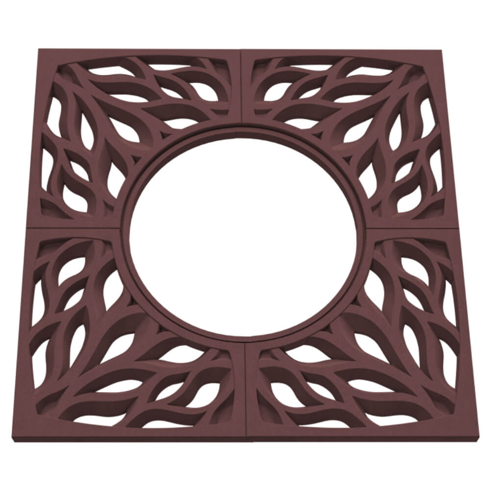 Приствольная решетка для дерева ZKING CRUST 1.2х1.2м Коричневая в Новочебоксарске фото