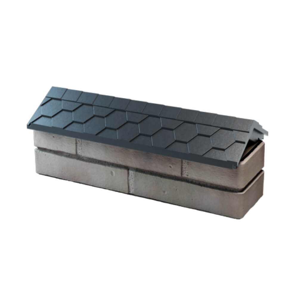 Парапет Zking Эверест Серый с посадкой на 0.5 кирпича (130мм) в Новочебоксарске фото