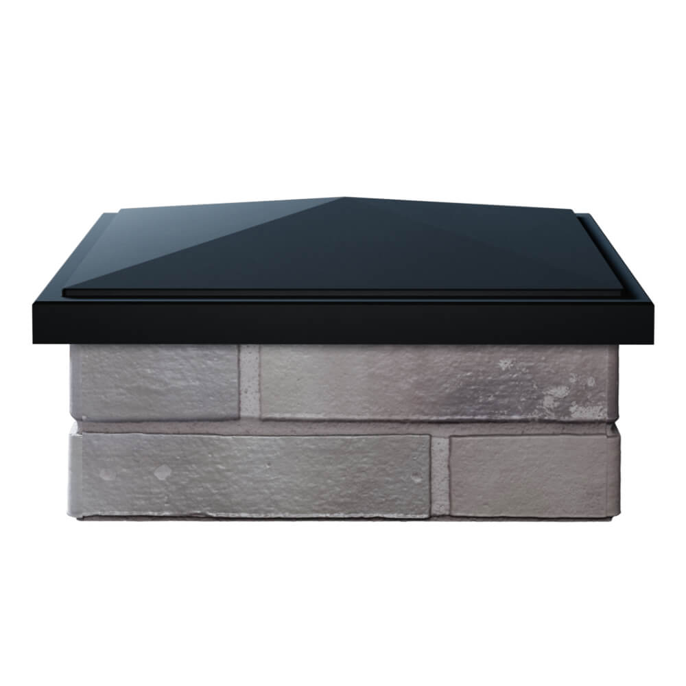 Колпак Zking БонаМоно Черный на столб 1.5х1.5 кирпича (385х385, 400х400мм) Новочебоксарск фото