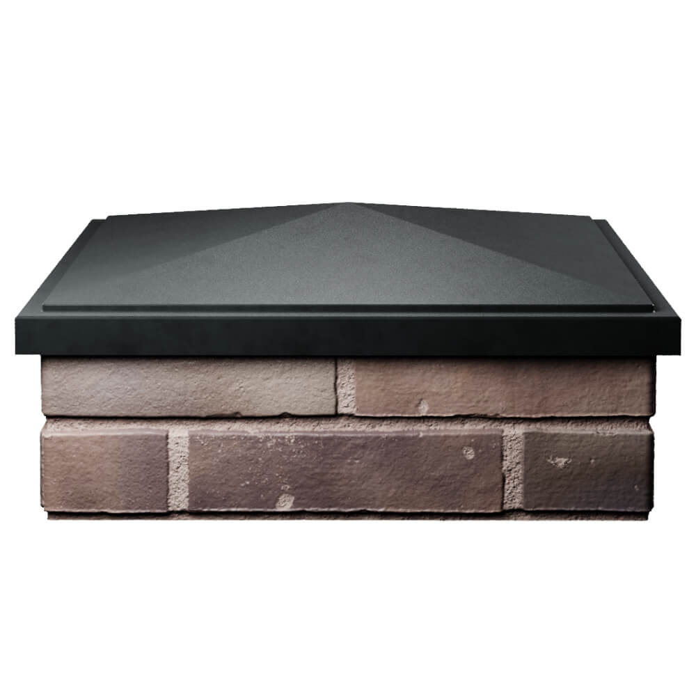 Колпак Zking БонаМоно Черный на столб 2х2 кирпича (515х515, 530х530мм) Новочебоксарск фото