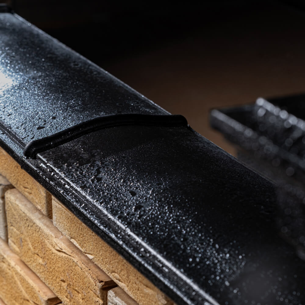 Парапет Zking Монблан Черный посадка на 0.5 кирпича (130мм) в Новочебоксарске фото