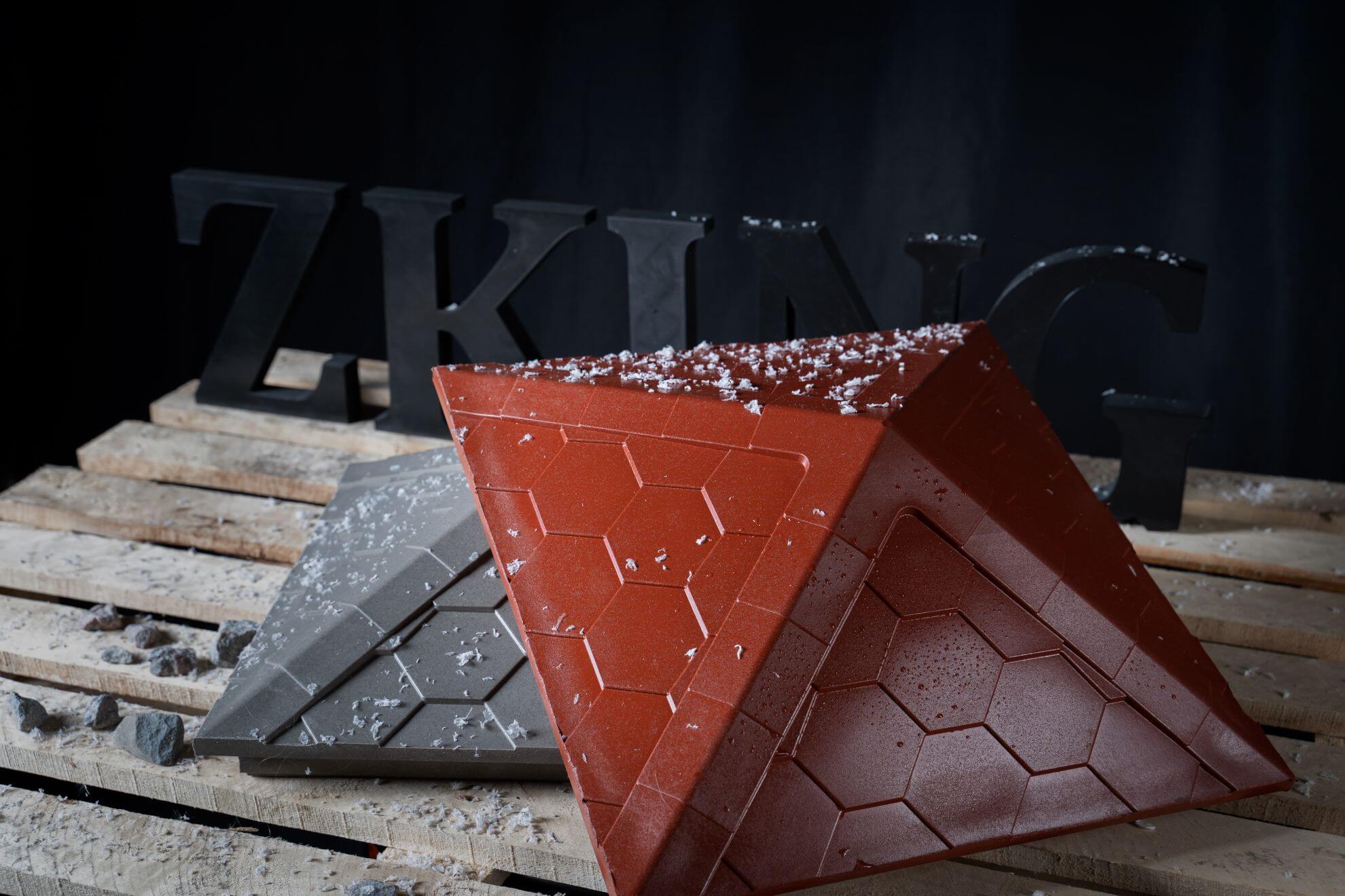 Колпак Zking Эверест Красный на столб 1.5х1.5 кирпича (390х390мм) в Новочебоксарске фото