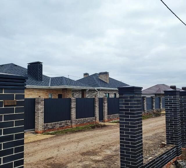 Колпак Zking Бона ХайТек Серый на столб 1.5х1.5 кирпича (385х385мм) в Новочебоксарске фото