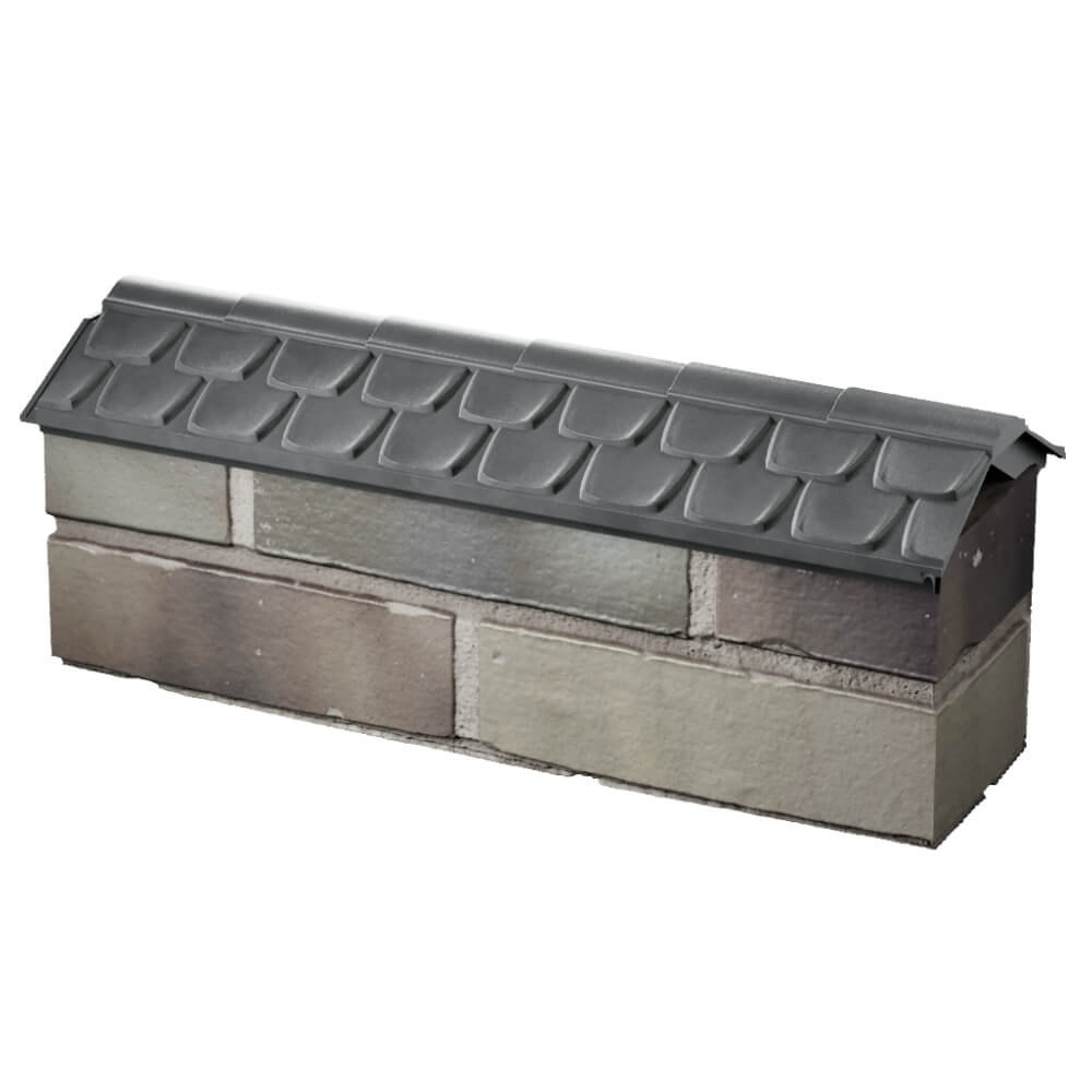 Парапет Zking Эльбрус Серый с посадкой на 0.5 кирпича (130мм) в Новочебоксарске фото