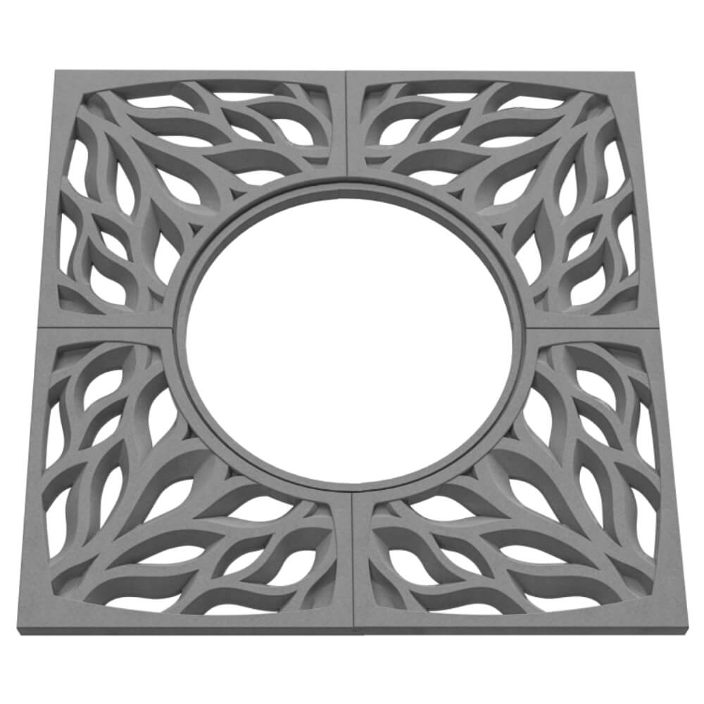 Приствольная решетка для дерева ZKING CRUST 1.2х1.2м Серая в Новочебоксарске фото