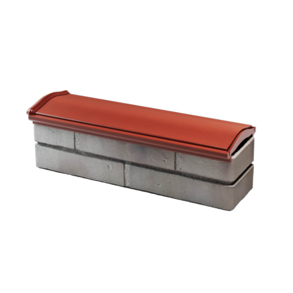 Парапет Zking Монблан Красный посадка на 0.5 кирпича (130мм) в Новочебоксарске фото