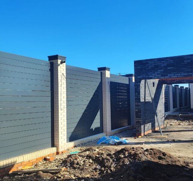 Колпак Zking Бона ХайТек Серый на столб 1.5х1.5 кирпича (385х385мм) в Новочебоксарске фото