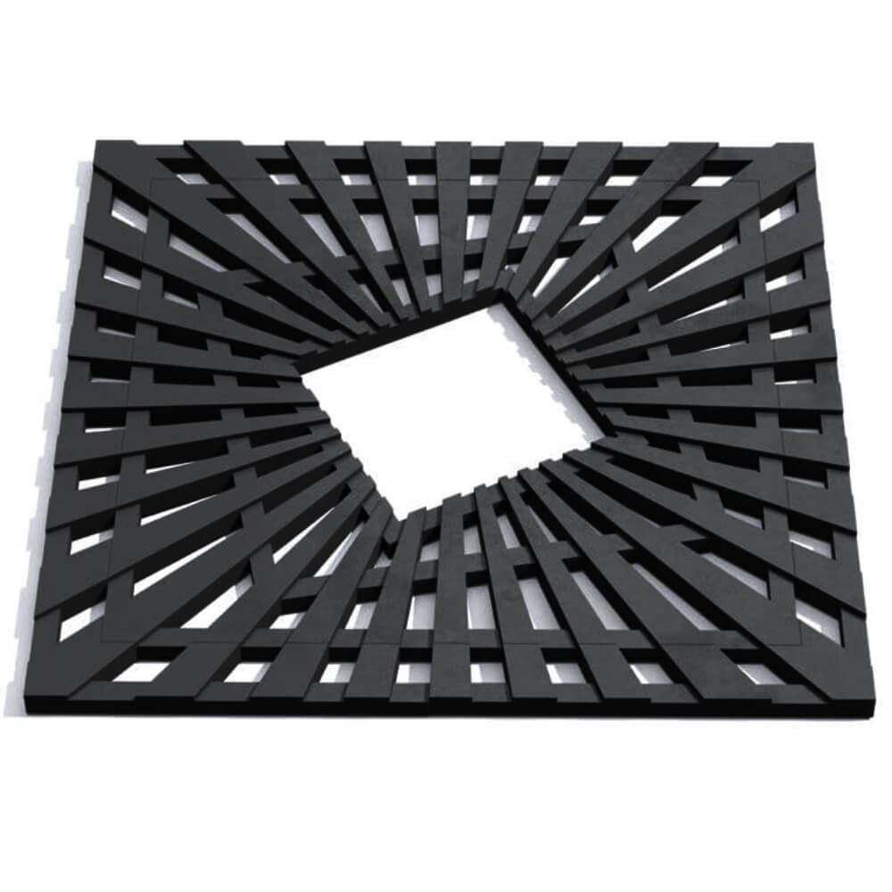 Приствольная решетка для дерева ZKING ATMOSPHERE 1.2х1.2м Черная Новочебоксарск фото