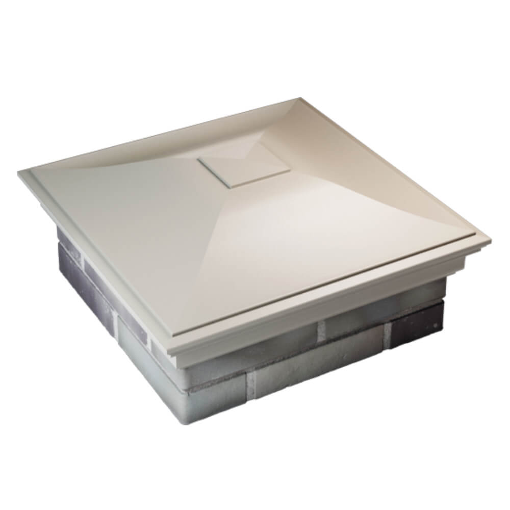 Колпак Zking Монблан Бежевый на столб 2х2 кирпича (515х515мм) Новочебоксарск фото