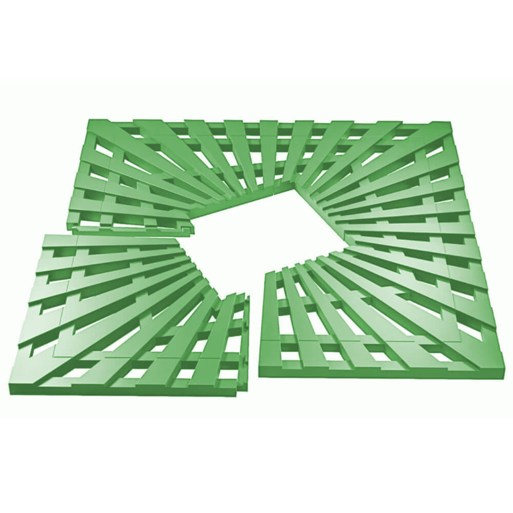 Приствольная решетка для дерева ZKING ATMOSPHERE 1.2х1.2м Зеленая в Новочебоксарске фото