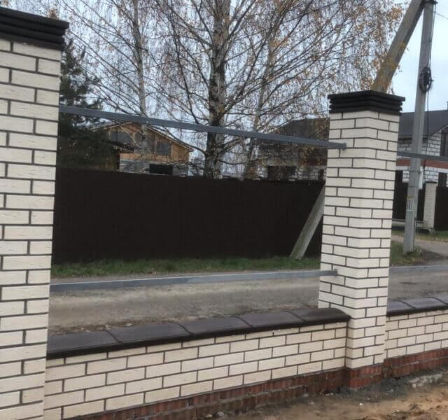 Колпак Zking Бона ХайТек Коричневый на столб 1.5х1.5 кирпича (385х385мм) в Новочебоксарске фото