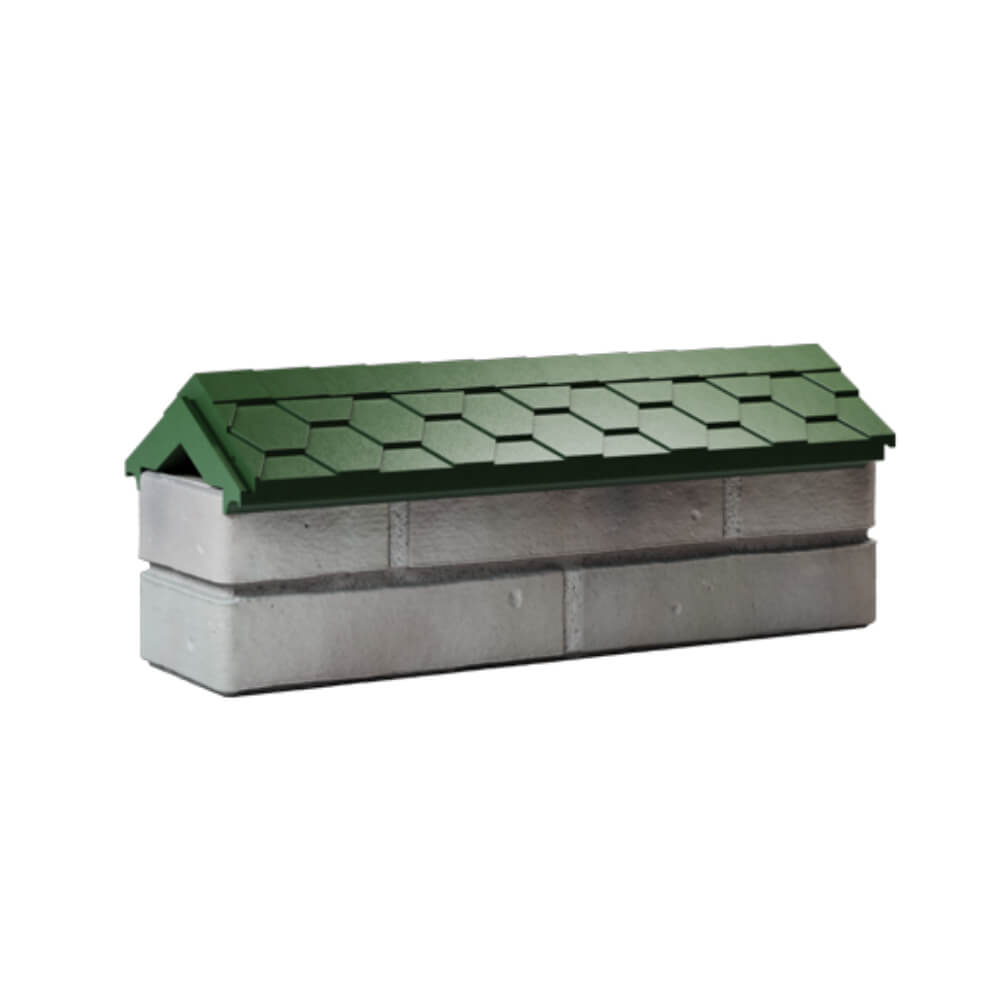 Парапет Zking Эверест Зеленый с посадкой на 0.5 кирпича (130мм) Новочебоксарск фото