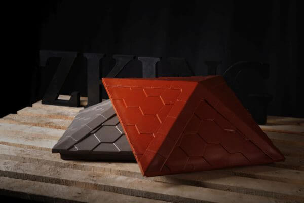 Колпак Zking Эверест Красный на столб 1.5х1.5 кирпича (390х390мм) в Новочебоксарске фото