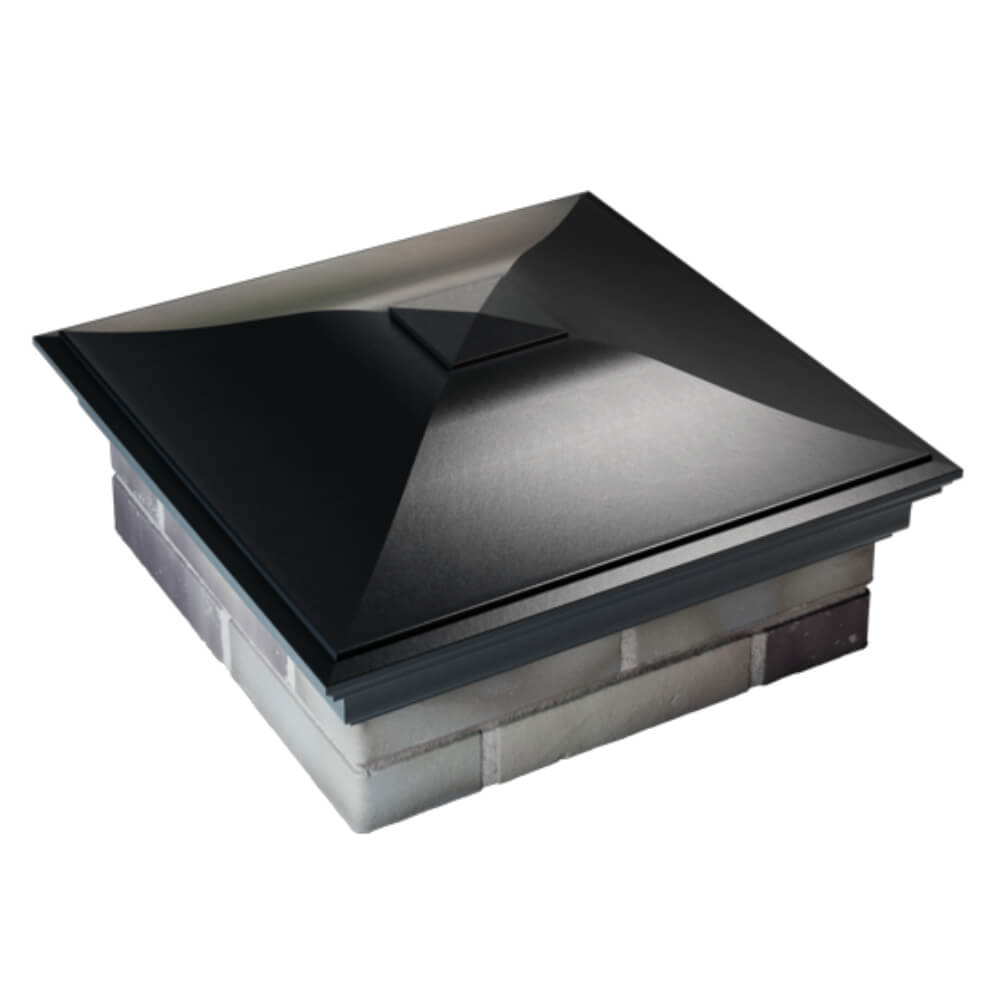 Колпак Zking Монблан Черный на столб 2х2 кирпича (515х515мм) Новочебоксарск фото