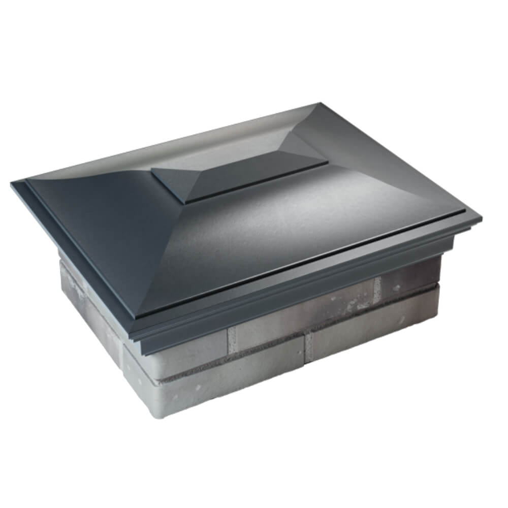 Колпак Zking Монблан Серый на столб 2х1.5 кирпича (515х385мм) Новочебоксарск фото