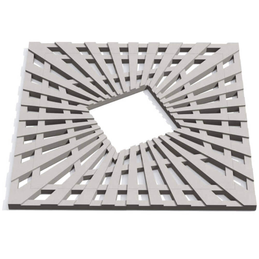 Приствольная решетка для дерева ZKING ATMOSPHERE 1.2х1.2м Бежевая Новочебоксарск фото