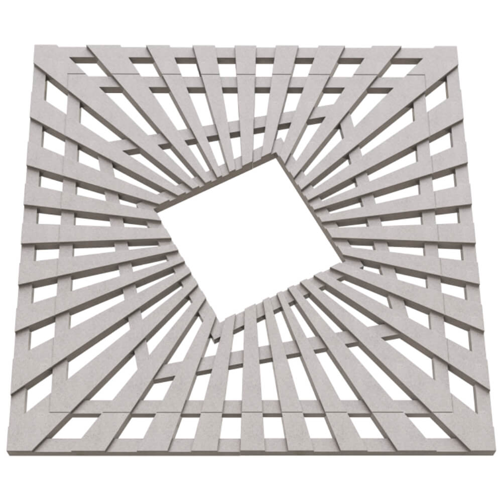 Приствольная решетка для дерева ZKING ATMOSPHERE 1.2х1.2м Бежевая в Новочебоксарске фото