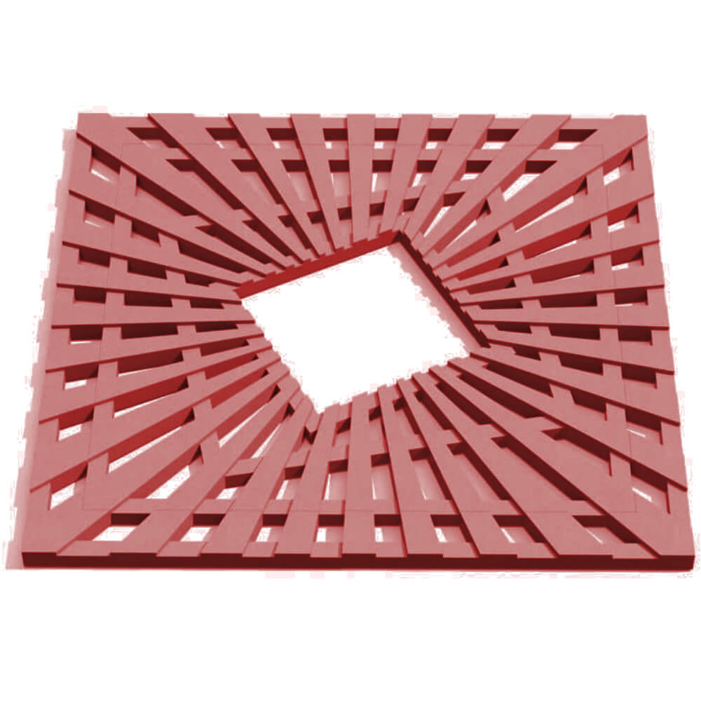 Приствольная решетка для дерева ZKING ATMOSPHERE 1.2х1.2м Красная Новочебоксарск фото