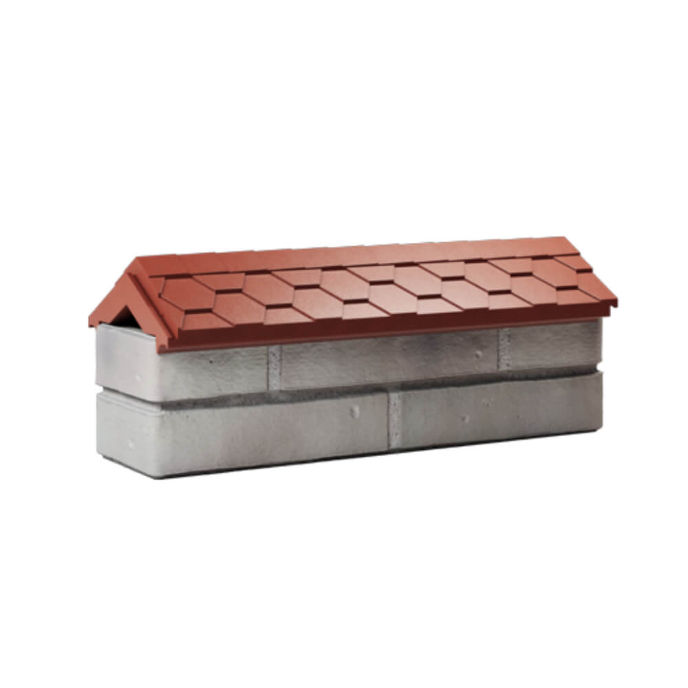 Парапет Zking Эверест Красный с посадкой на 0.5 кирпича (130мм) Новочебоксарск фото