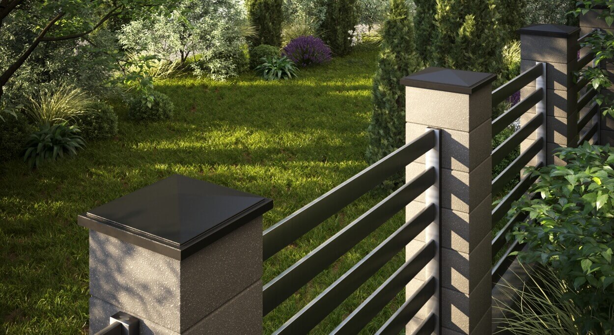 Колпак Zking БонаМоно Коричневый на столб 1.5х1.5 кирпича (385х385, 400х400мм) в Новочебоксарске фото