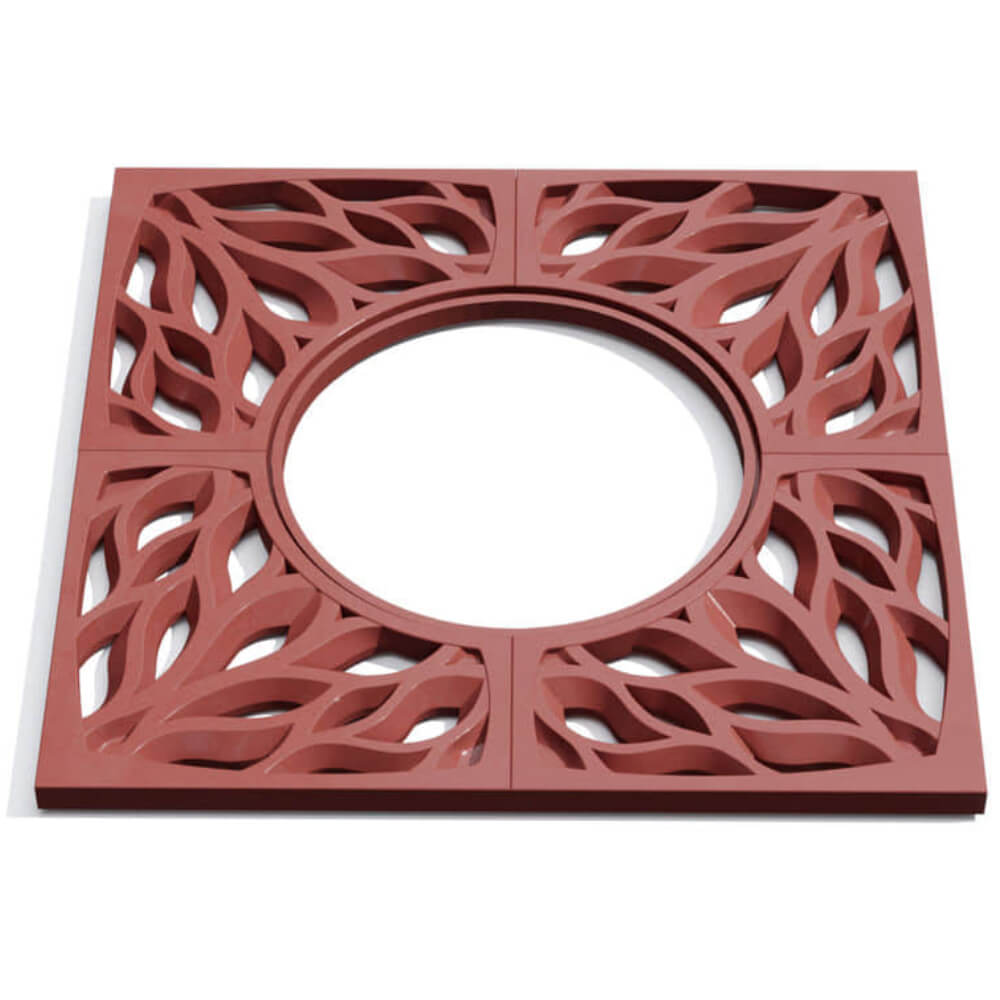 Приствольная решетка для дерева ZKING CRUST 1.2х1.2м Красная Новочебоксарск фото