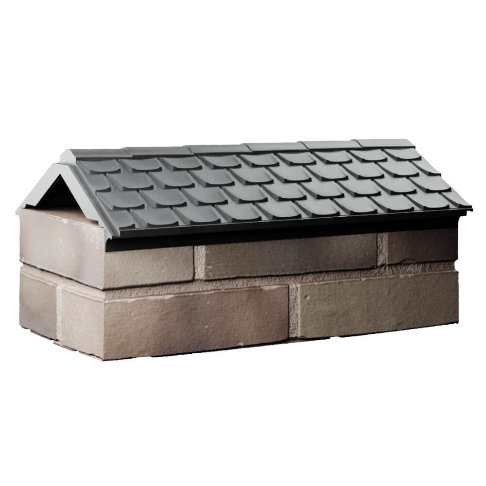 Парапет Zking Эльбрус Серый с посадкой на 1 кирпич (255мм) Новочебоксарск фото