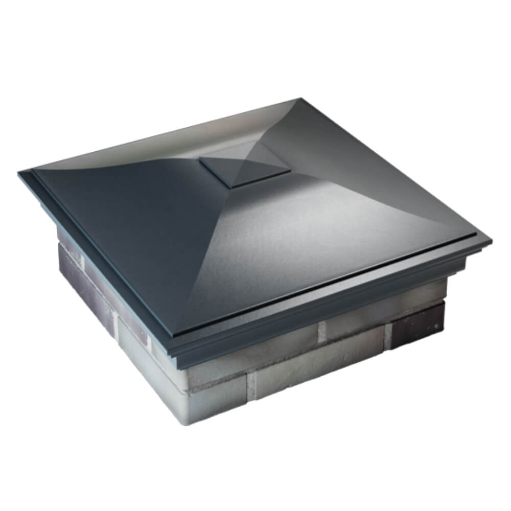 Колпак Zking Монблан Серый на столб 2х2 кирпича (515х515мм) Новочебоксарск фото