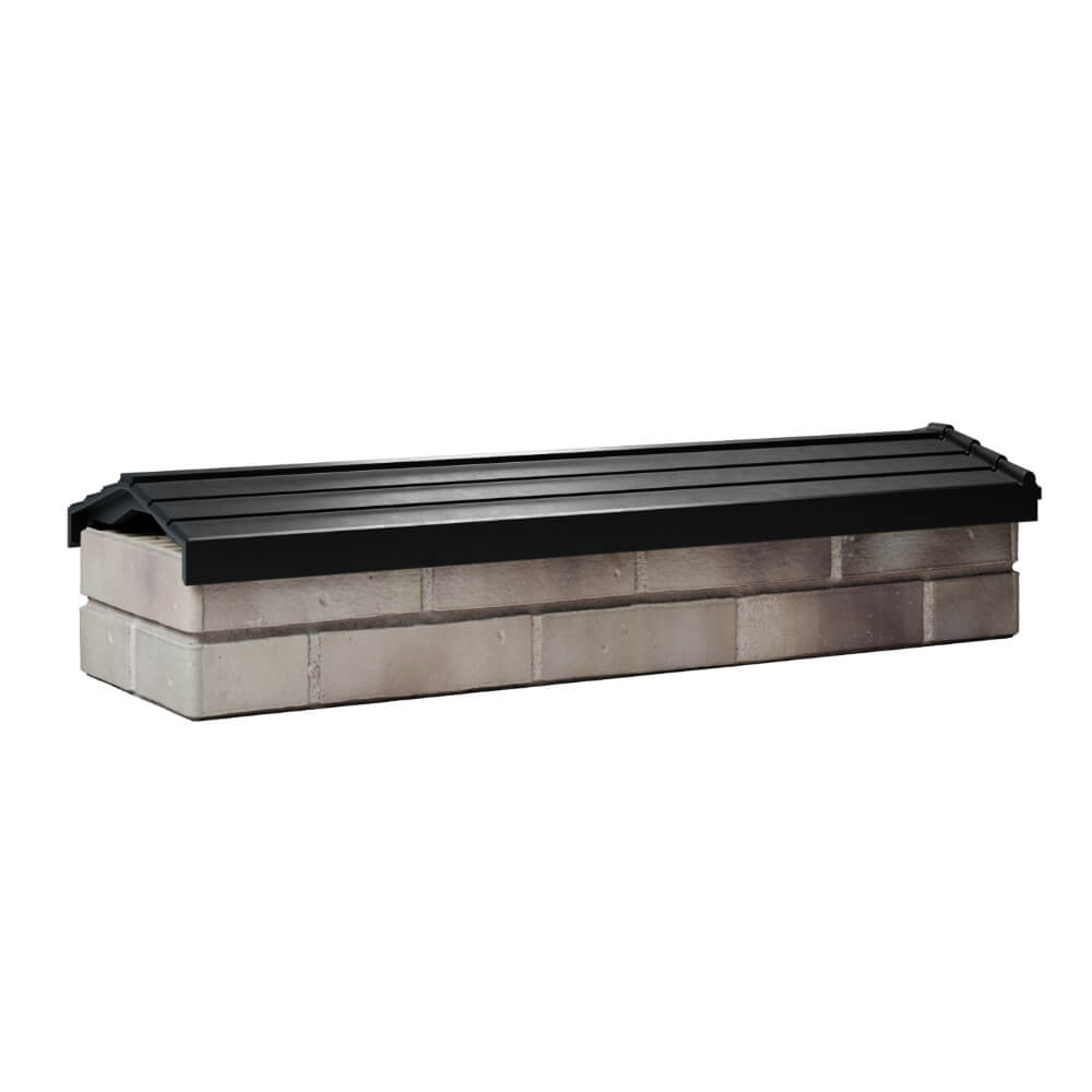 Парапет Zking Бона ХайТек Черный посадка на 0.5 кирпича (130мм) Новочебоксарск фото