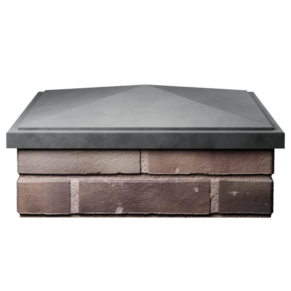 Колпак Zking БонаМоно Серый на столб 2х2 кирпича (515х515, 530х530мм) Новочебоксарск фото