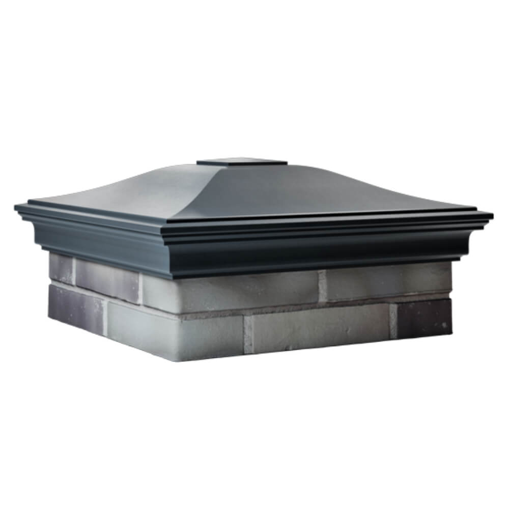 Колпак Zking Монблан Серый на столб 2х2 кирпича (515х515мм) в Новочебоксарске фото