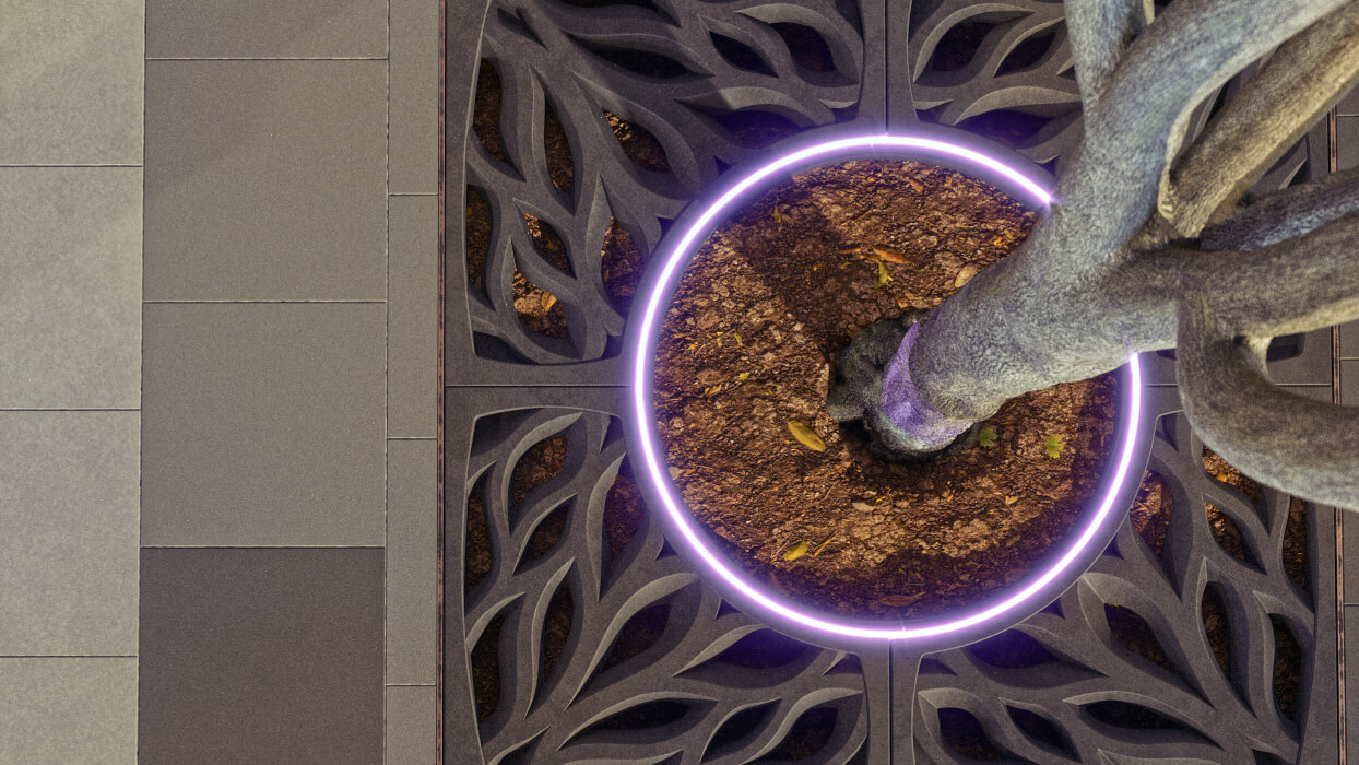 Приствольная решетка для дерева ZKING CRUST 1.2х1.2м Черная в Новочебоксарске фото