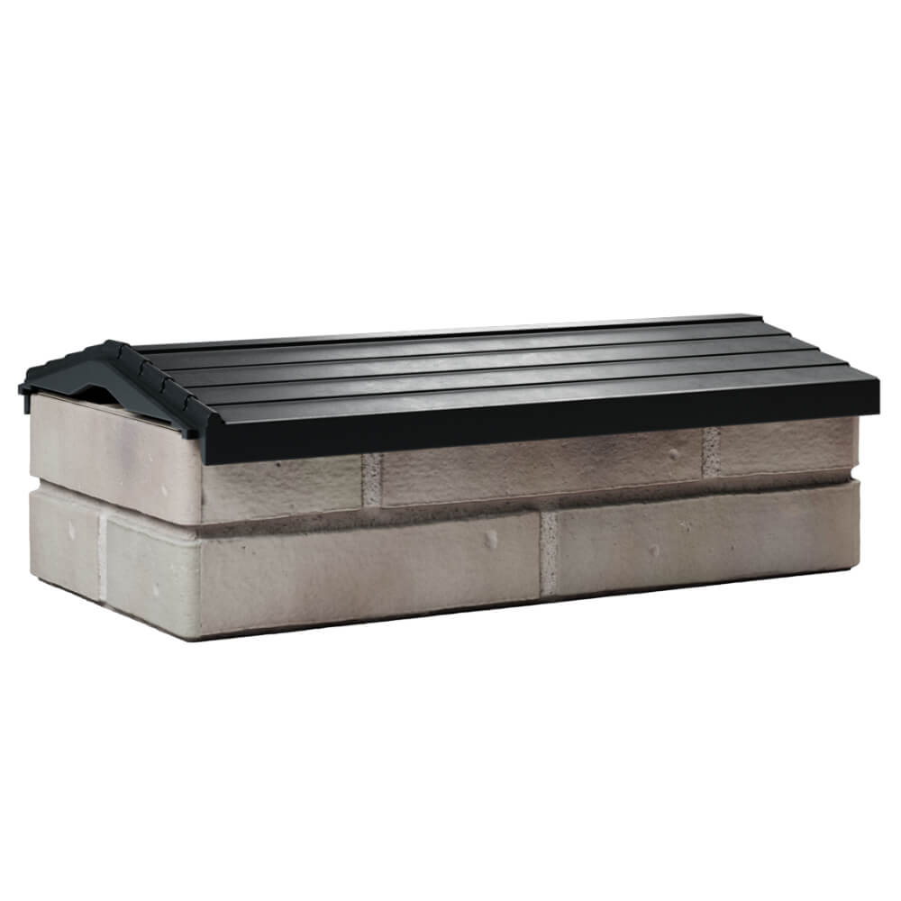 Парапет Zking Бона ХайТек Черный с посадкой на 1 кирпич (200/225/255мм) Новочебоксарск фото