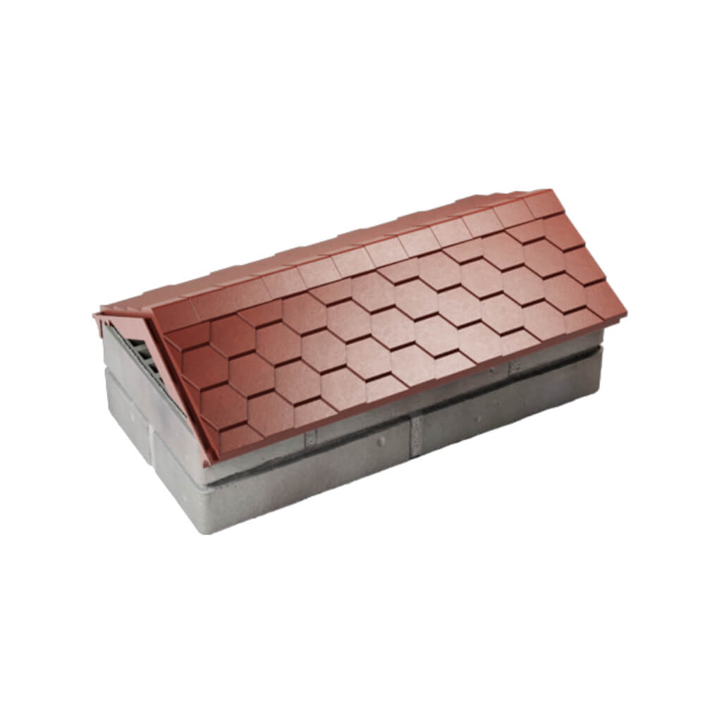 Парапет Zking Эверест Красный с посадкой на 1 кирпич (200/225/255мм) в Новочебоксарске фото