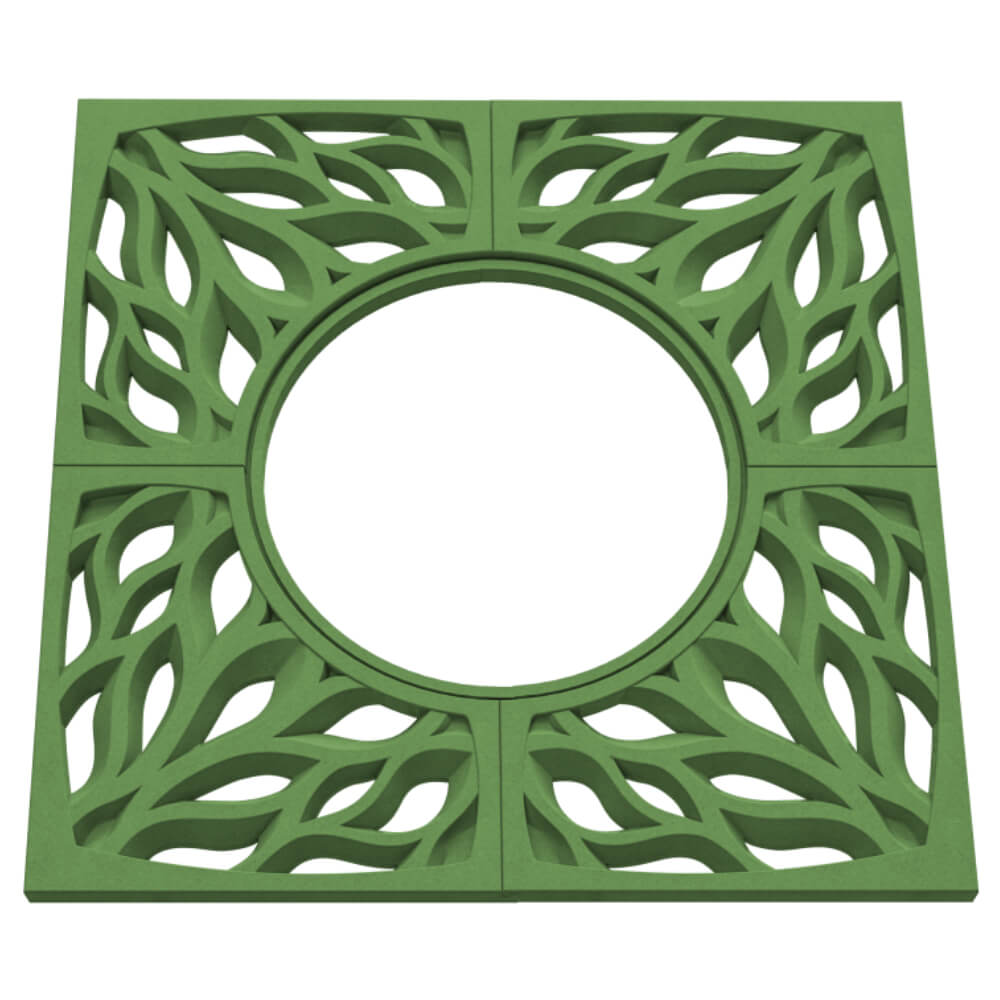 Приствольная решетка для дерева ZKING CRUST 1.2х1.2м Зеленая в Новочебоксарске фото