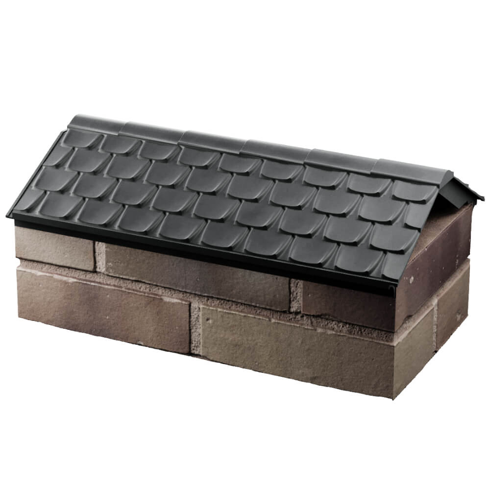 Парапет Zking Эльбрус Серый с посадкой на 1 кирпич (255мм) в Новочебоксарске фото