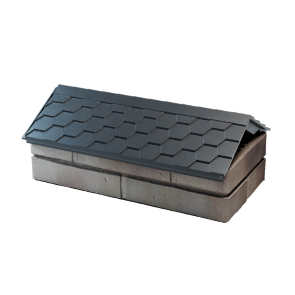 Парапет Zking Эверест Серый с посадкой на 1 кирпич (200/225/255мм) в Новочебоксарске фото