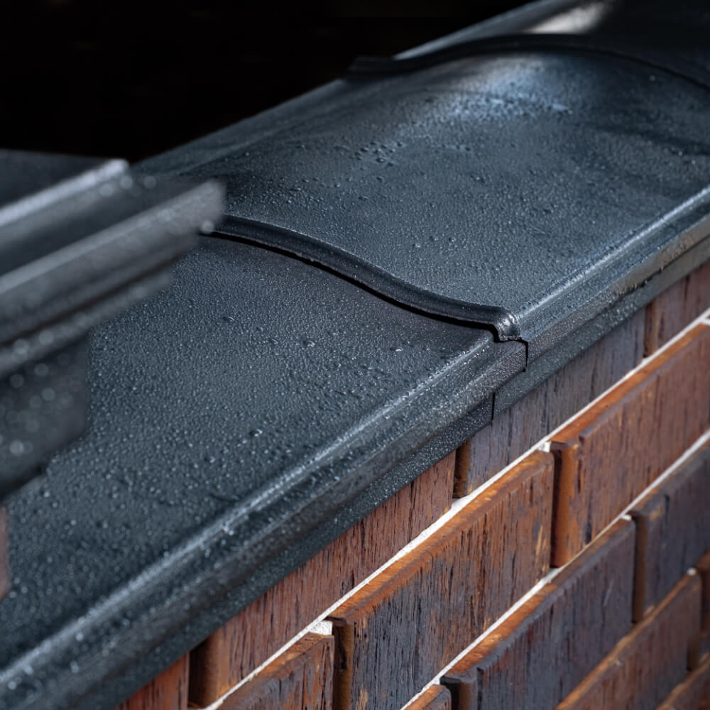 Парапет Zking Монблан Черный посадка на 0.5 кирпича (130мм) в Новочебоксарске фото