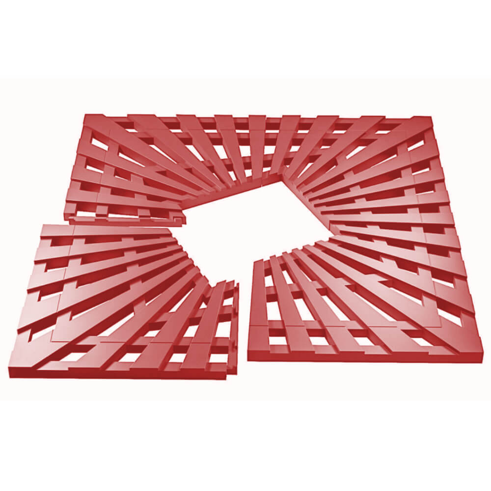 Приствольная решетка для дерева ZKING ATMOSPHERE 1.2х1.2м Красная в Новочебоксарске фото