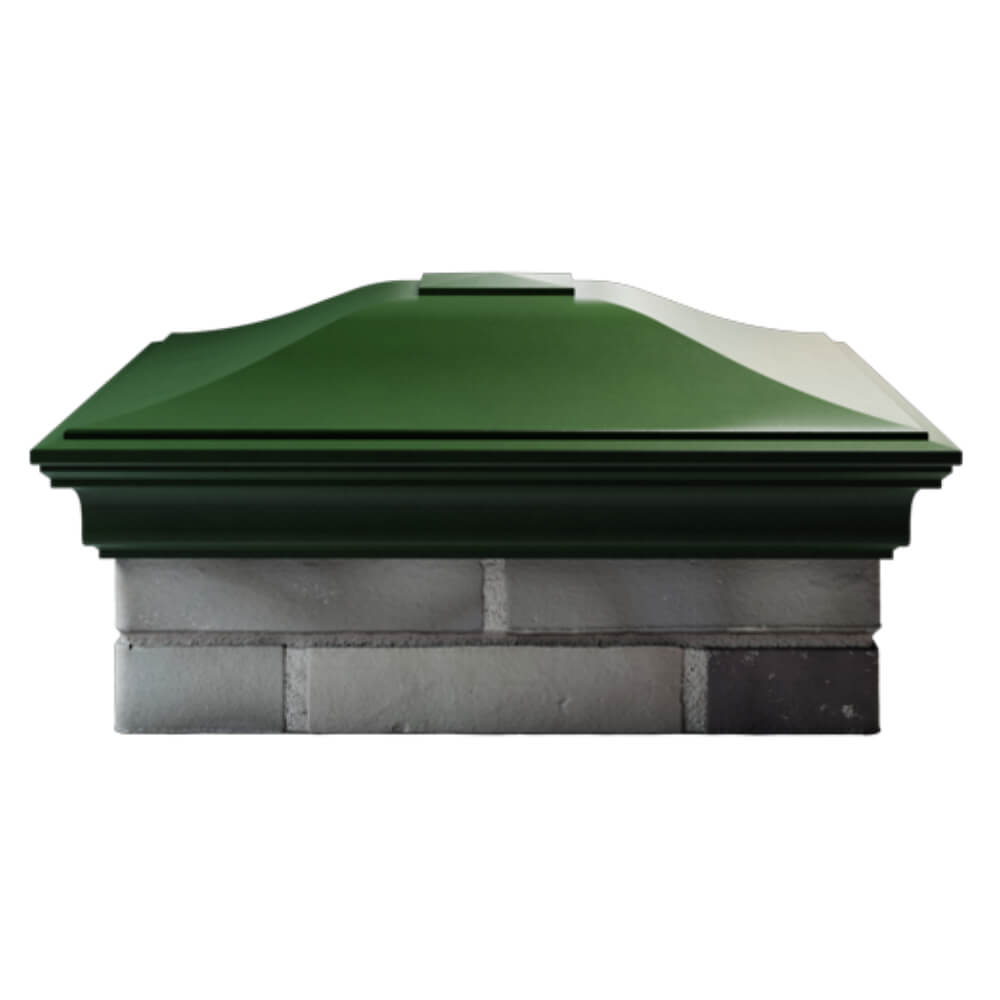 Колпак Zking Монблан Зеленый на столб 2х2 кирпича (515х515мм) в Новочебоксарске фото